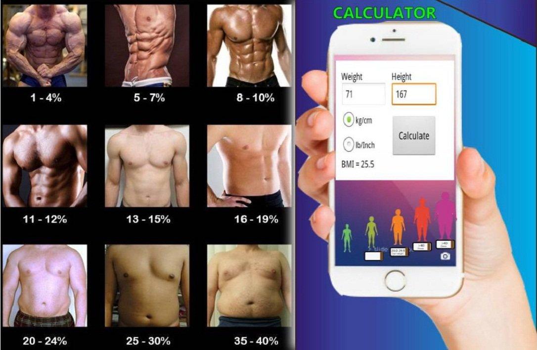 app ứng dụng đo lượng mỡ cơ thể