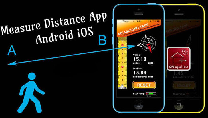 app ứng dụng đo khoảng cách đường đi
